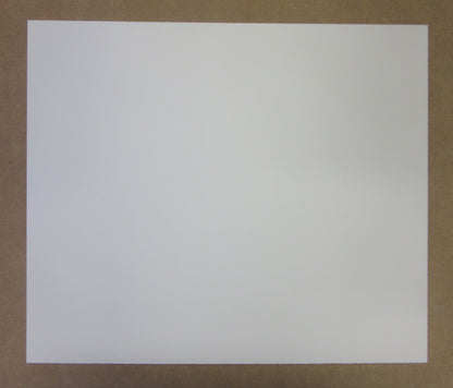 PVC Hartschaumplatte 6mm Zuschnitt weiß 463 x 400mm Kunststoff Platte