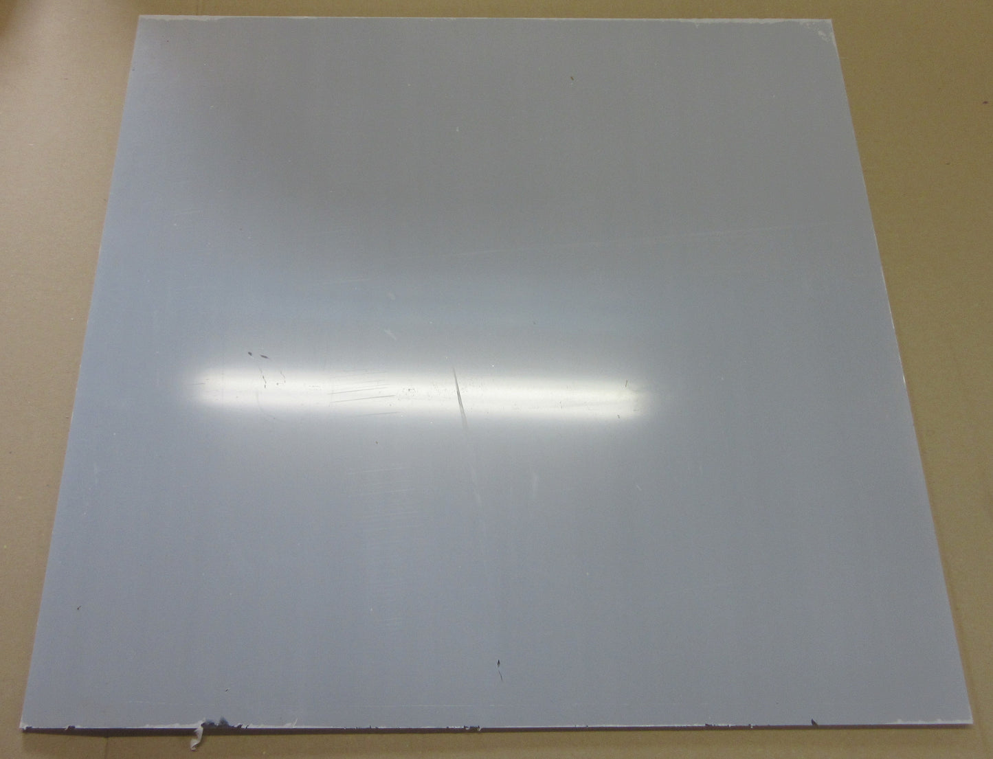 PC UV Platte 6 mm Grau getönt 720 x 685mm Polycarbonat Kunststoffglas