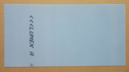 PET-A Lumex® Platte 0,8mm Zuschnitt 314 x 163mm farblos klar - Tiefziehmaterial