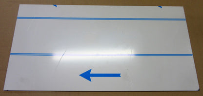 Alu-Verbundplatte 3mm weiß Zuschnitt 574 x 290mm, Deckschicht 0,3mm DIBOND®