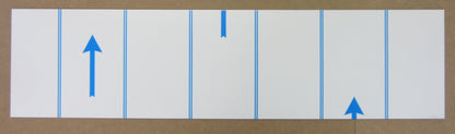 Alu-Verbundplatte 4mm weiß Zuschnitt 855 x 191mm, Deckschicht 0,3mm DIBOND®