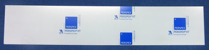 Acryl XT Platte 4mm Zuschnitt 660 x 135mm Kunststoffglas, Transparent, Acrylglas