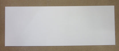 PVC Hartschaumplatte 6mm Zuschnitt weiß 463 x 168mm Kunststoff Platte
