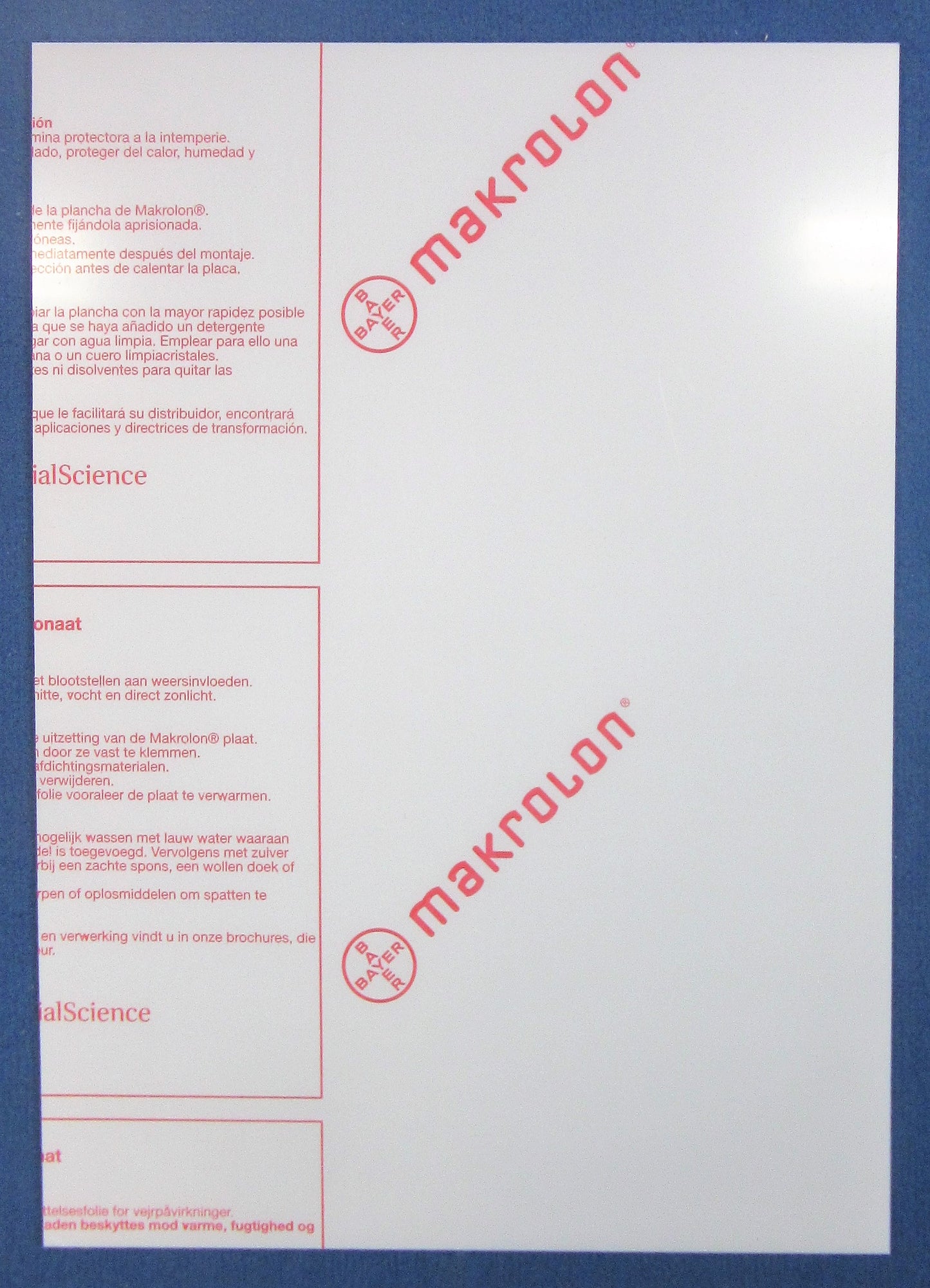 PC Platte 2mm GP 099 klar DIN A3 420 x 297mm Polycarbonat Kunststoffglas MAKROLON®