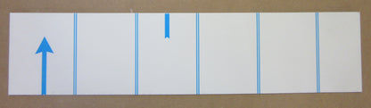 Alu-Verbundplatte 3mm weiß Zuschnitt 745 x 165mm, Deckschicht 0,3mm DIBOND®