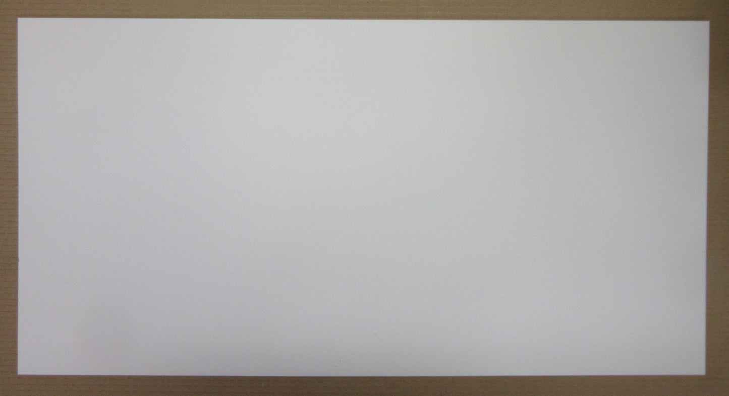 PVC Hartschaumplatte 6mm Zuschnitt hellgrau/Weiß 685 x 355mm Kunststoff Platte