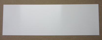 PVC-CAW Platte 4mm Weiß Zuschnitt 610 x 198mm - PVC Hartplatte Kunststoff