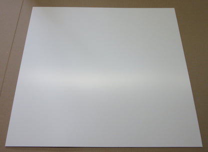 PVC Hartschaumplatte 2mm Zuschnitt weiß 610 x 554mm KömaPrint® Kunststoffplatte