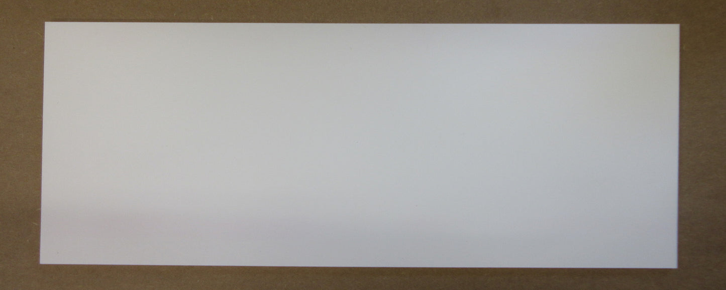 PVC Hartschaumplatte 6mm Zuschnitt rot lackiert 630 x 250mm - Kunststoff Platte