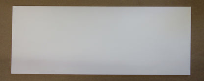 PVC Hartschaumplatte 6mm Zuschnitt rot lackiert 630 x 250mm - Kunststoff Platte