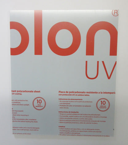 PC UV Platte 6mm Zuschnitt 294 x 245mm EXOLON® UV 2760 Grau Kunststoffglas