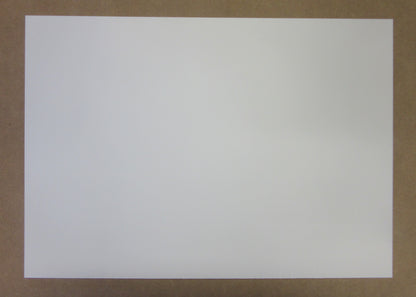 PVC Hartschaumplatte 6mm Zuschnitt weiß 463 x 329mm Kunststoff Platte