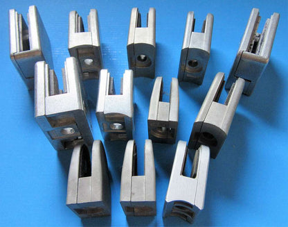 Diverse Glasklemmen Glasplattenträger Glashalter Glasklemmhalter Klemmbefestigung