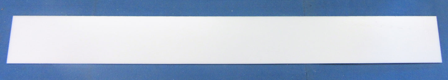Acryl GS-Platte 5mm Opal weiß ca. 1017 x 110 mm Zuschnitt Kunststoffglas Acrylglas