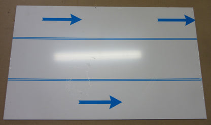 Alu-Verbundplatte 3mm weiß Zuschnitt 574 x 349mm, Deckschicht 0,3mm DIBOND®