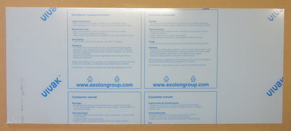 PET-G Platte Vivak® 6mm Zuschnitt 689 x 288mm  Kunststoffglas klar Copolyester