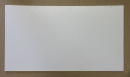 PVC Hartschaumplatte 6mm Zuschnitt weiß 532 x 295 mm - Excel Kunststoff Platte