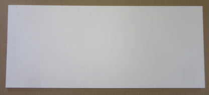 PVC Hartschaumplatte 6mm Zuschnitt weiß  840 x 400mm - Kunststoff Platte