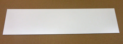 Alu-Verbundplatte 3mm weiß Zuschnitt 478 x 116mm, Deckschicht 0,3mm