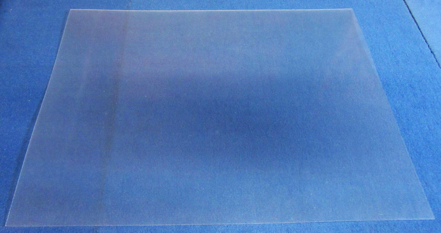 PET-A Lumex® Platte 1mm Zuschnitt 430 x 350mm farblos Antireflex Transparent