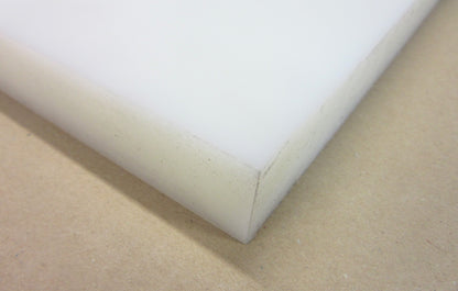 PE 100 Platte 25mm Natur 680 x 500mm Vollmaterial Technischer Kunststoff
