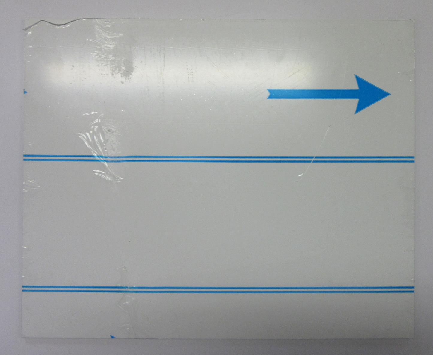 Alu-Verbundplatte 4mm weiß Zuschnitt 385 x 315mm, Deckschicht 0,3mm DIBOND®