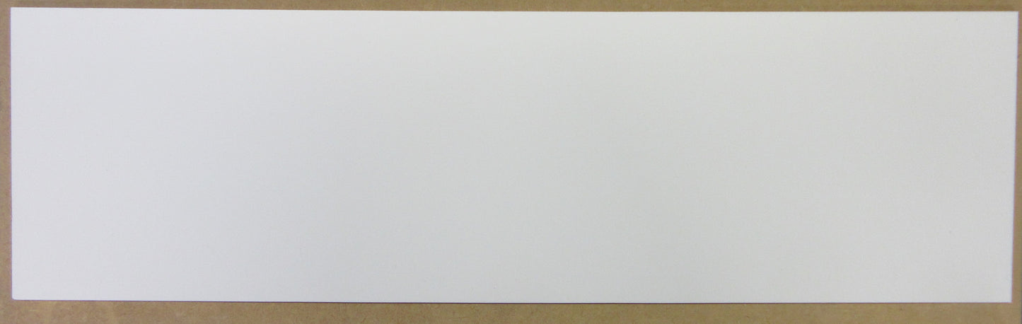 PVC Hartschaumplatte 6mm Zuschnitt hellgrau lackiert 697 x 203mm Kunststoffplatte