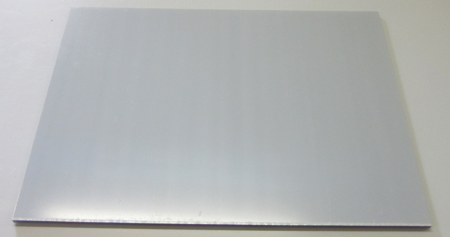 PC UV Platte 6 mm Grau getönt 387 x 281mm Polycarbonat Kunststoffglas