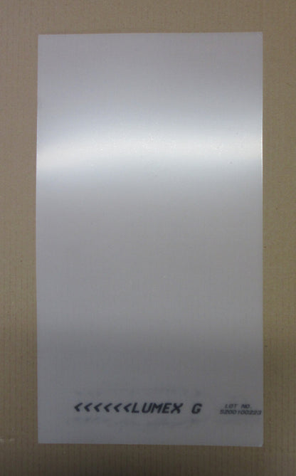 PET-G Lumex® Folie - Platte 0,9mm Tiefziehmaterial 450 x 246mm Kunststoffglas klar