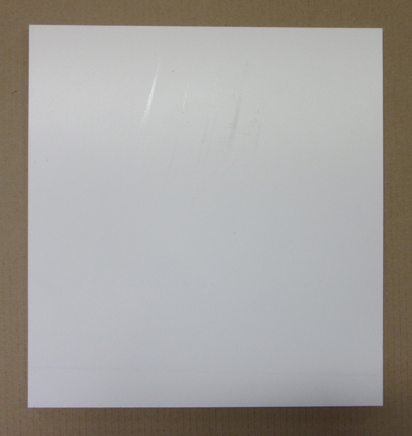 PVC Hartschaumplatte 6mm Zuschnitt Grau lackiert 350 x 345mm Kunststoffplatte