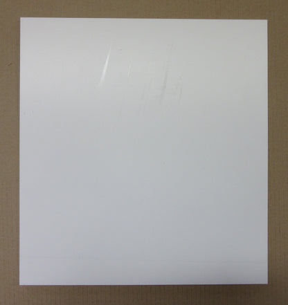 PVC Hartschaumplatte 6mm Zuschnitt Grau lackiert 350 x 345mm Kunststoffplatte