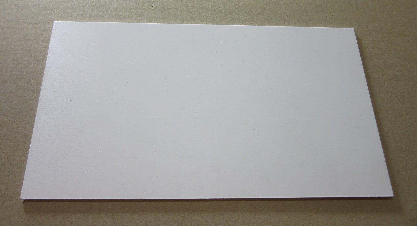 PVC Hartschaumplatte 3mm Zuschnitt weiß 300 x 200 mm - Excel Kunststoff Platte