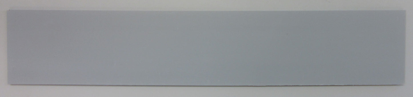 PC UV Platte 6mm Zuschnitt 500 x 94mm Grau getönt Polycarbonat Kunststoffglas