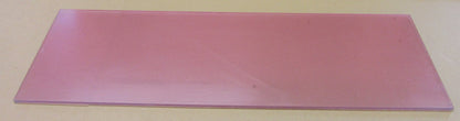 Kunststoffglas Platte 6mm Zuschnitt 667 x 217mm - UV beschichtet klar POLYCASA®