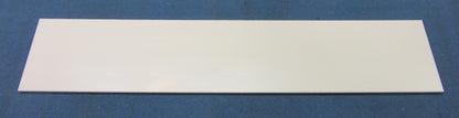 Acryl XT Platte 3mm Zuschnitt 505 x 109mm Kunststoffglas, Weiß, Acrylglas