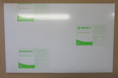 PC Platte 8mm Zuschnitt 613 x 379mm Kunststoffglas klar Polycarbonat IMPEX®