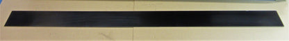 Alu-Verbundplatte 3mm Streifen 1499 x 137mm Deckschicht 0,3mm in Schwarz glänzend