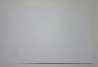 PVC Hartschaumplatte 6mm Zuschnitt weiß  460 x 335mm - Kunststoff Platte