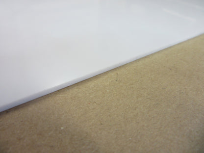 Polystyrol-Platte 2mm 1023 x 625mm Weiß matt Kunststoff HIPS-Platte
