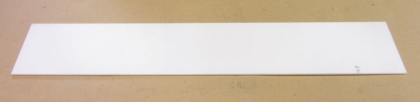 Acryl XT Platte 5mm Zuschnitt 875 x 143mm SOFT TONE WO 075 Opal weiß Kunststoff
