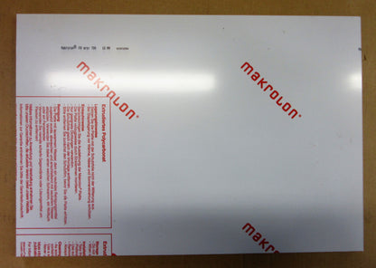 PC Platte 10mm FR Grey 799 - 487x332mm Polycarbonat Kunststoffglas Grau getönt