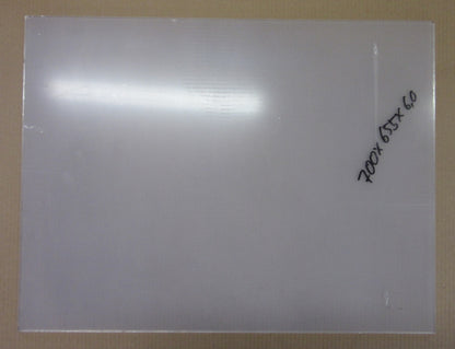 PET-G Lumex® Platte 6mm Zuschnitt 655 x 497mm Kunststoffglas transparent