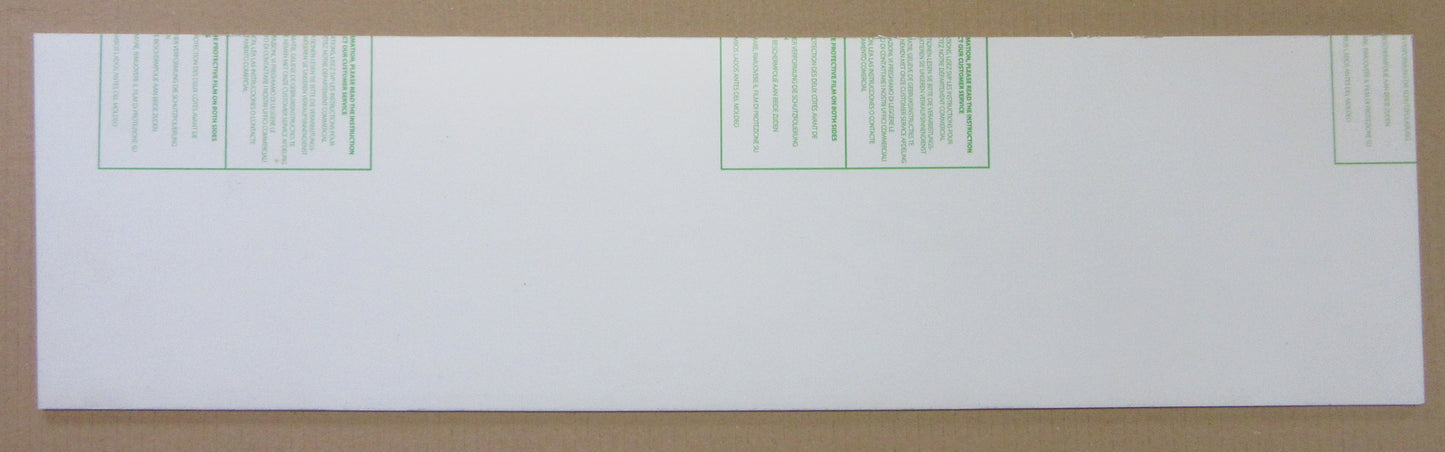 PC Platte 4mm Zuschnitt 735/728 x 197mm Polycarbonat Kunststoffglas klar IMPEX®