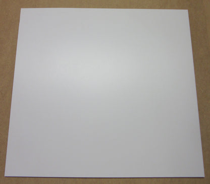 PVC Hartschaumplatte 3mm Zuschnitt weiß 345 x 330mm Kunststoff Platte SIMOPOR S