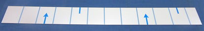 Alu-Verbundplatte 3mm weiß Zuschnitt 1500 x 155mm, Deckschicht 0,3mm DIBOND®