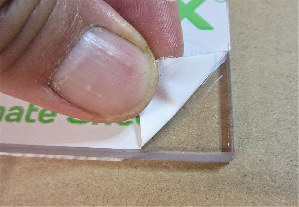 PC Platte 6mm Zuschnitt 1006 x 350mm  Kunststoffglas klar Polycarbonat