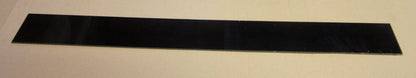 Alu-Verbundplatte 3mm Schwarz glänzend Zuschnitt 650 x 110mm, Deckschicht 0,3mm
