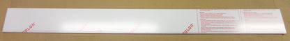 PC Platte 6mm GP 099 - 1185 x 109mm Polycarbonat Kunststoffglas klar MAKROLON®
