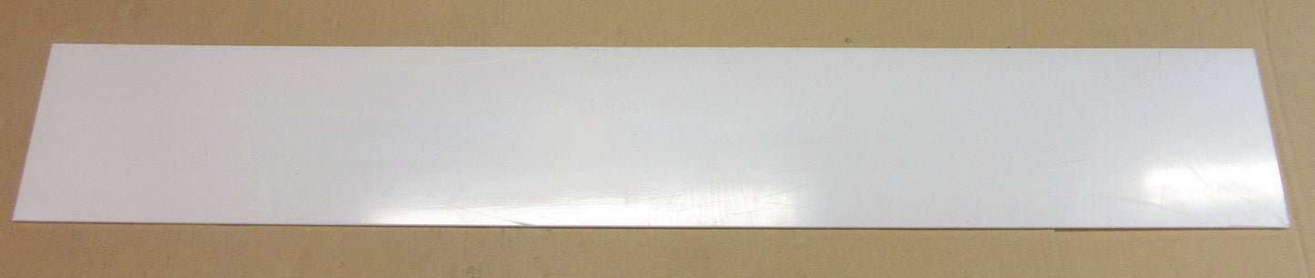 Acryl XT Platte 5mm Zuschnitt 1170 x 178 mm SOFT TONE WO 075 Opal weiß Kunststoff