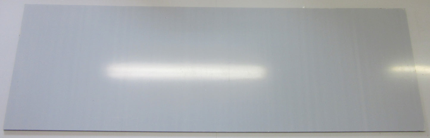 PC UV Platte 6 mm Grau getönt 1080 x 347mm Polycarbonat Kunststoffglas